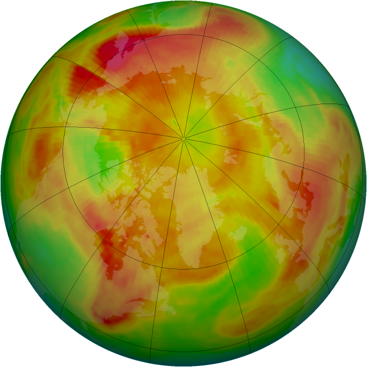 Arctic ozone map for 02 May 1981